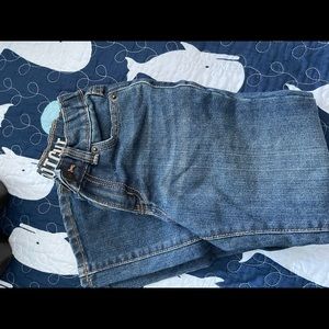 Size 7 boot cut Crazy 8 boys jeans